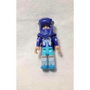 Roblox Mystery Figure Winter Snowflake Girl with Blue Hooded Scarf Accessory